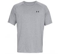 Under Armour UA Tech 2.0 SS Tee, T-Shirt Uomo, Steel Light Heather/Black, XL