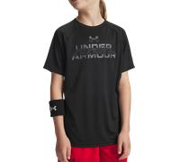 Under Armour UA Tech Split Wordmark SS Magliette L Nero
