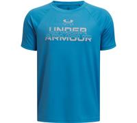 Under Armour UA Tech Split Wordmark SS Magliette M Azzurro
