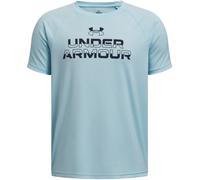 Under Armour UA Tech Split Wordmark SS Magliette XL Azzurro