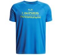 Under Armour UA Tech Split Wordmark SS Magliette XL Azzurro