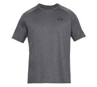 Under Armour UA Tech 2.0 SS Tee, T-Shirt Uomo, Carbon Heather/Black, L
