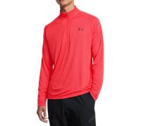Under Armour UA Tech Textured 1/2 Zip Felpe M Rosso