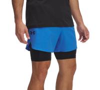 Under Armour UA Vanish Elite 2in1 Short Shorts L Azzurro