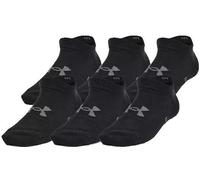 Under Armour UA Yth Essential No Show 6pk-BLK Calze M Nero