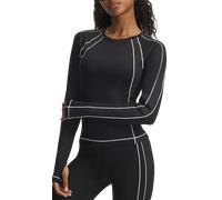 Under Armour Under Armour ColdGear Textured Crew Magliette a maniche lunghe L Nero
