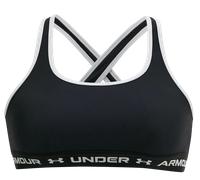 Under Armour Crossback Solid - reggiseno sportivo medio sostegno - ragazza YL Black junior Ua Heatgear