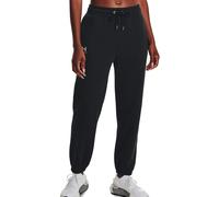 Under Armour Essential Fleece Joggers nero/bianco pantaloni da allenamento da donna (M)