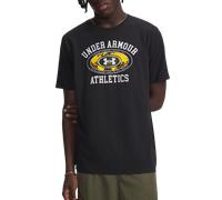 Maglietta da uomo Under Armour M 60/40S Armor Globe Ss Taglia: M / Colore: nero/bianco