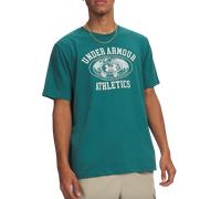 Under Armour 60/40s Armor Globe Short Sleeve T-shirt Verde M Uomo