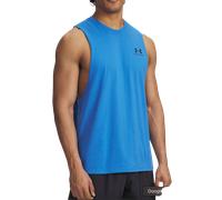 Under Armour Under Armour Left Chest Cut-Off Canotte e Top L Azzurro