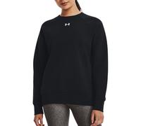 Under Armour Felpa da donna Rival Fleece Crew 196883850204 Nero/Bianco L