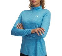 Under Armour Tech Twist Half Zip Sweatshirt Blu S Donna