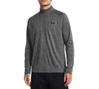 Under Armour Maglia funzionale Tech Textured 1/2 Zip da uomo manica lunga grigio scuro XXL