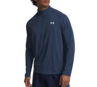 Maglia Under Armour Tech™ Textured ½ Zip da uomo Wham Blu / Bianco M