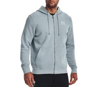 Felpa da tennis da uomo Under Armour Men's UA Essential Fleece Full-Zip Hoodie - Grigio S