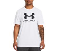 Maglia a manica corta Under Armour Logo da uomo Bianco / Nero XXL