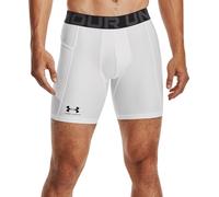 Under Armour Pantaloncini Uomo UA HG Armour 194513906215 HeatGear® 15 cm Bianco/Nero 3XL