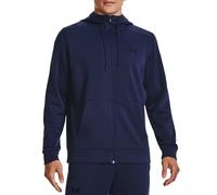 Felpa con cappuccio Armour Fleece® Full Zip da uomo Midnight Blu Marino / Nero L