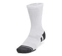 Under Armour Performance Tech Crew Calzini Sportivi Confezione Da 3 in bianco, Taglia: 42-47.5