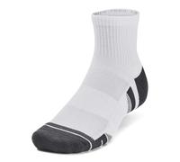 Calze Under Armour UA Performance Tech 3pk Qtr-WHT 1379510-100 Taglie XL