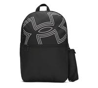 Under Armour Unisex Essential Printed Backpack, Zaino sportivo con tasca per laptop con cerniera, Zaino palestra e scuola versatile con astuccio rimovibile,Black/Black/White,OSFM