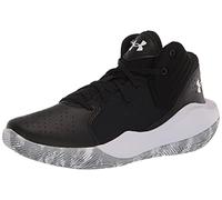 Under Armour Unisex Grade School UA Jet '21 Scarpe da Basket Court Performancence, Nero, 39 EU