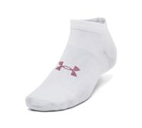Calze Under Armour UA Essential Low Cut 3pk-WHT 1382958-100 Taglie S/M