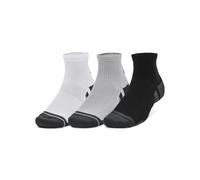 Under Armour Performance Tech Quarter Calzini Da Tennis Confezione 3 in grigio, Taglia: 47.5-50.5