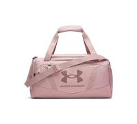 Under Armour Unisex Undeniable 5.0 Duffle Extra Small, Sacca sportiva e da viaggio idrorepellente, Sacca da palestra con tasche e tracolla,Tourmaline Pink/Tourmaline Pink/Maroon Mist,XS