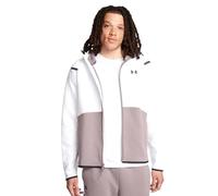 Under Armour Unstoppable FLC FZ HD EU-Gry Fleece Tops Uomini Giacca in Pile Grigio M
