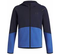 Under Armour Unstoppable Fleece - felpa con cappuccio - ragazzo YS Dark Blue/Blue junior