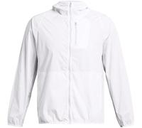 Under Armour Uomini Phantom Windbreaker Abbigliamento da Running Giacca da Corsa White 100/Distant Gray 023/Halo Gray 014 - Bianco L