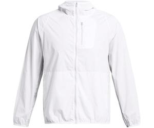 Under Armour Uomini Phantom Windbreaker Abbigliamento da Running Giacca da Corsa White 100/Distant Gray 023/Halo Gray 014 - Bianco L