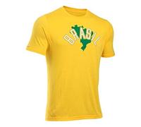 Under armour Uomo Brasile Pride Tri-Blend Manica Corta Tee-Lemonade/Avorio, XL