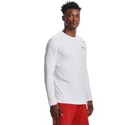 Maglietta Under Armour ColdGear Fitted Logo manica lunga bianco - XXL