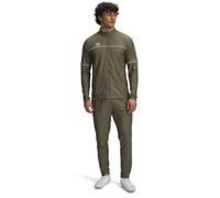 Under Armour Uomo Challenger Tracksuit, Tuta completa traspirante con cerniere alle caviglie, Tuta da calcio uomo con pantaloni e felpa per sport e allenamento,Marine OD Green/White,XL