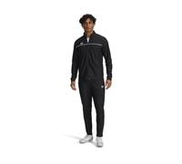 Under Armour Uomo Challenger Tracksuit, Tuta completa traspirante con cerniere alle caviglie, Tuta da calcio uomo con pantaloni e felpa per sport e allenamento,Black/White,XXL