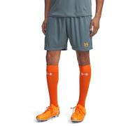 Under Armour Uomo Challenger Train Short, Pantaloncini Calcio, Palestra e Allenamento Leggeri e ad Asciugatura Rapida, Shorts Sportivi Comodi e Traspiranti,Jasper Blue/Squad Orange,MD