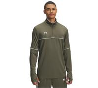 Under Armour Uomo Challenger Training Quarter Zip, Felpa Sportiva Resistente, Leggera e Traspirante, Maglia Manica Lunga con 1/4 Zip e Fori per i Pollici,Marine OD Green/White,MD