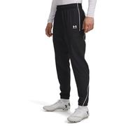 Under Armour Uomo Challenger Warm-Up Pant, Pantaloni Tuta Impermeabili Affusolati alla Caviglia, Pantaloni Sportivi Lunghi per Allenamento, Atletica e Abbigliamento Casual,Black/White,SM
