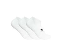 Under Armour Uomo Confezione da 3 calzini Performance Tech No Show, bianca