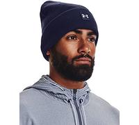 Under Armour Uomo Halftime Cuff, Berretto Sportivo Super Morbido in Tessuto a Maglia a Coste, Berretto Allenamento Comodo e Caldo Ideale per Il Freddo e per Un Look Casual,Midnight Navy/White,OSFM