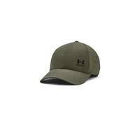 Under Armour Uomo ISO-Chill ArmourVent Stretch, Cappello con Visiera Curva Traspirante, Leggero e Resistente, Cappellino da Corsa con Fori di Ventilazione,Marine OD Green/Black,M/L