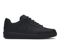 Under Armour Uomo Official, Sneakers da indossare in ogni occasione, Scarpe sportive leggere, confortevoli e traspiranti con tomaia essenziale in pelle e interno morbido,Black / Black / Black,45