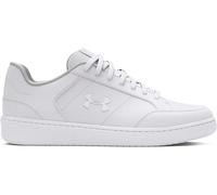 Under Armour Uomo Official, Sneakers da indossare in ogni occasione, Scarpe sportive leggere, confortevoli e traspiranti con tomaia essenziale in pelle e interno morbido,White / White / White,47