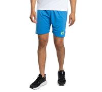 Shorts Under Armour Challenger Knit da 18 cm (7") da uomo Blu Atlantis / High Vis Giallo S