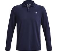Under Armour Uomo Polo Matchplay a Maniche Lunghe, Blu, XXL