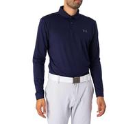 Under Armour Uomo Polo Matchplay a Maniche Lunghe, Blu, XXL