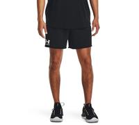 Shorts Under Armour Rival Terry da 15 cm (6") da uomo Nero / Onyx Bianco S